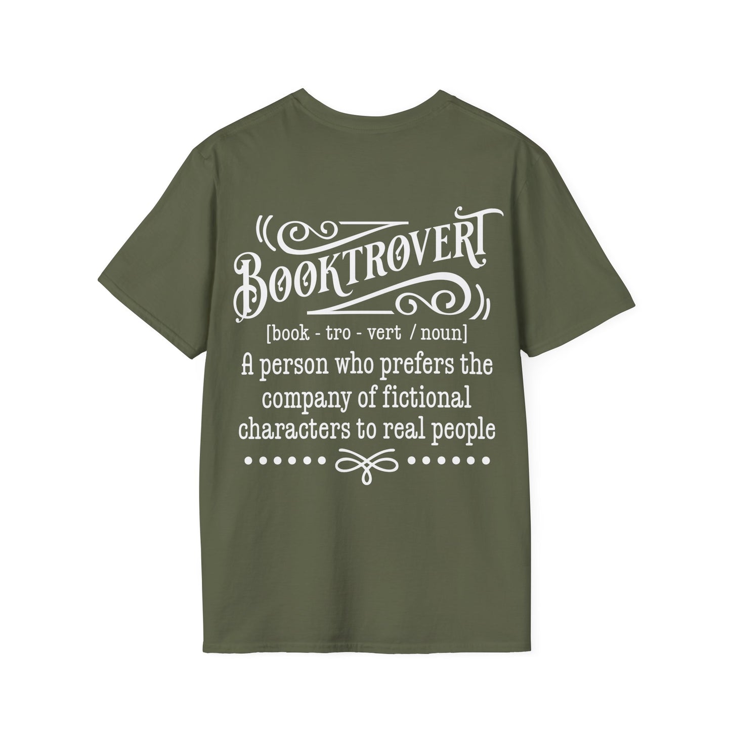 "Booktrovert" Softstyle Tee