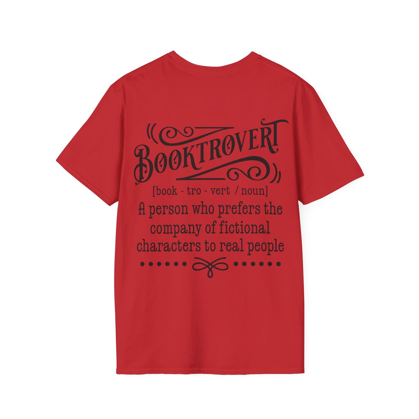 "Booktrovert" Softstyle Tee