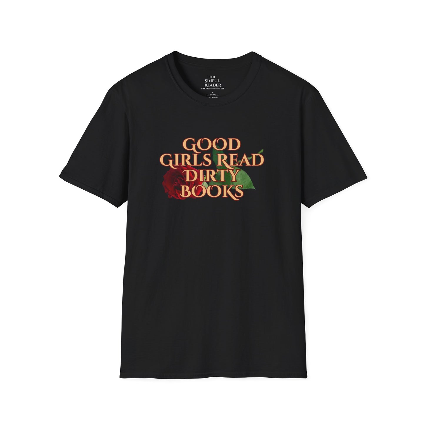 "Good Girls Read Dirty Books" Softstyle Tee