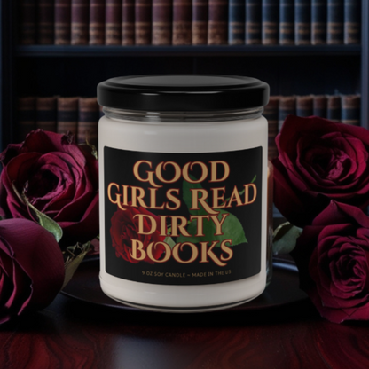 "Good Girls Read Dirty Books" Reading Nook Candle