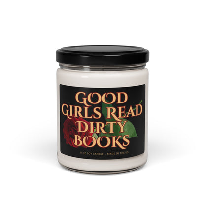 "Good Girls Read Dirty Books" Reading Nook Candle