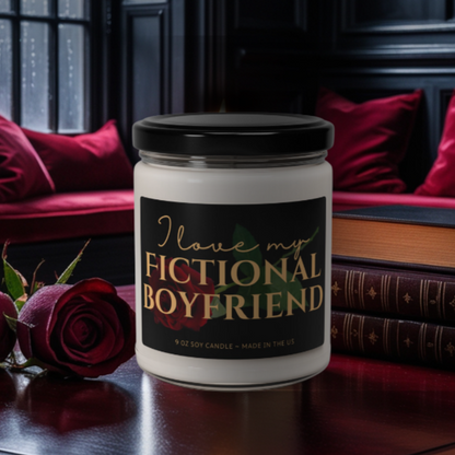 "I Love My Fictional Boyfriend" Reading Nook Candle