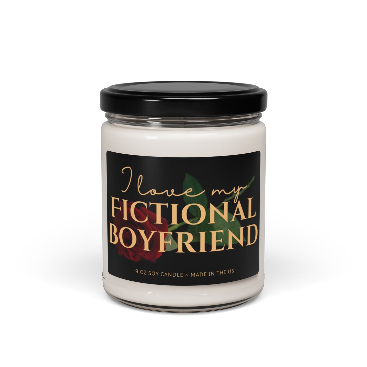 "I Love My Fictional Boyfriend" Reading Nook Candle