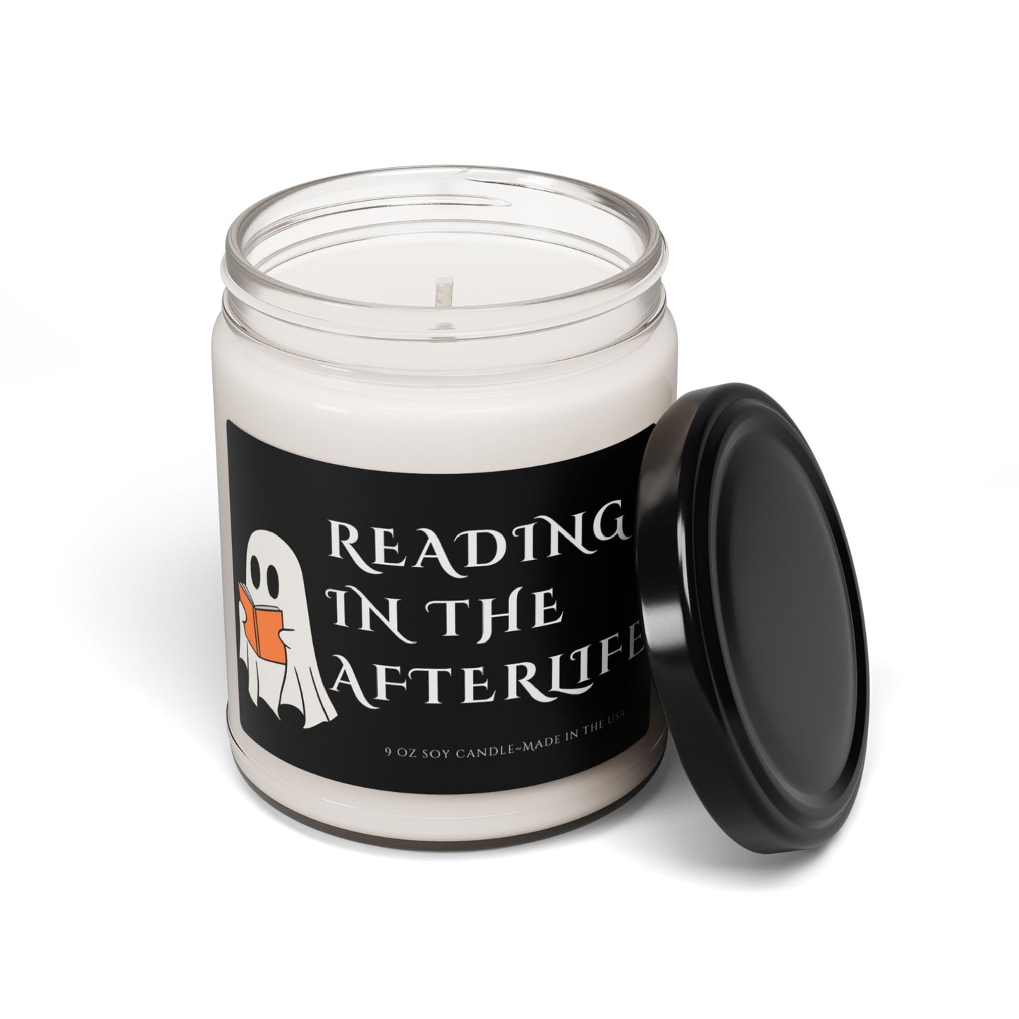 "Reading in the Afterlife" Reading Nook Candle