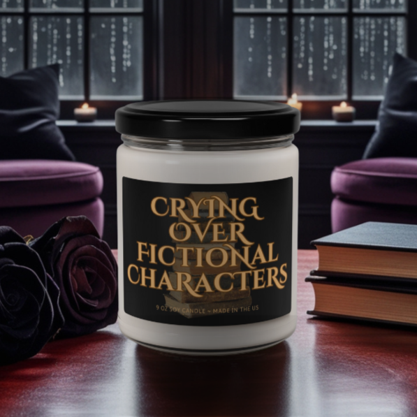 "Crying Over Fictional Characters" Reading Nook Candle