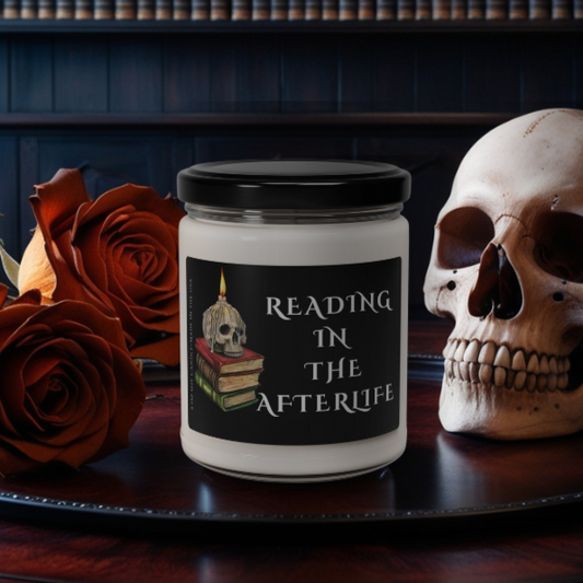 "Reading in the Afterlife" Reading Nook Candle