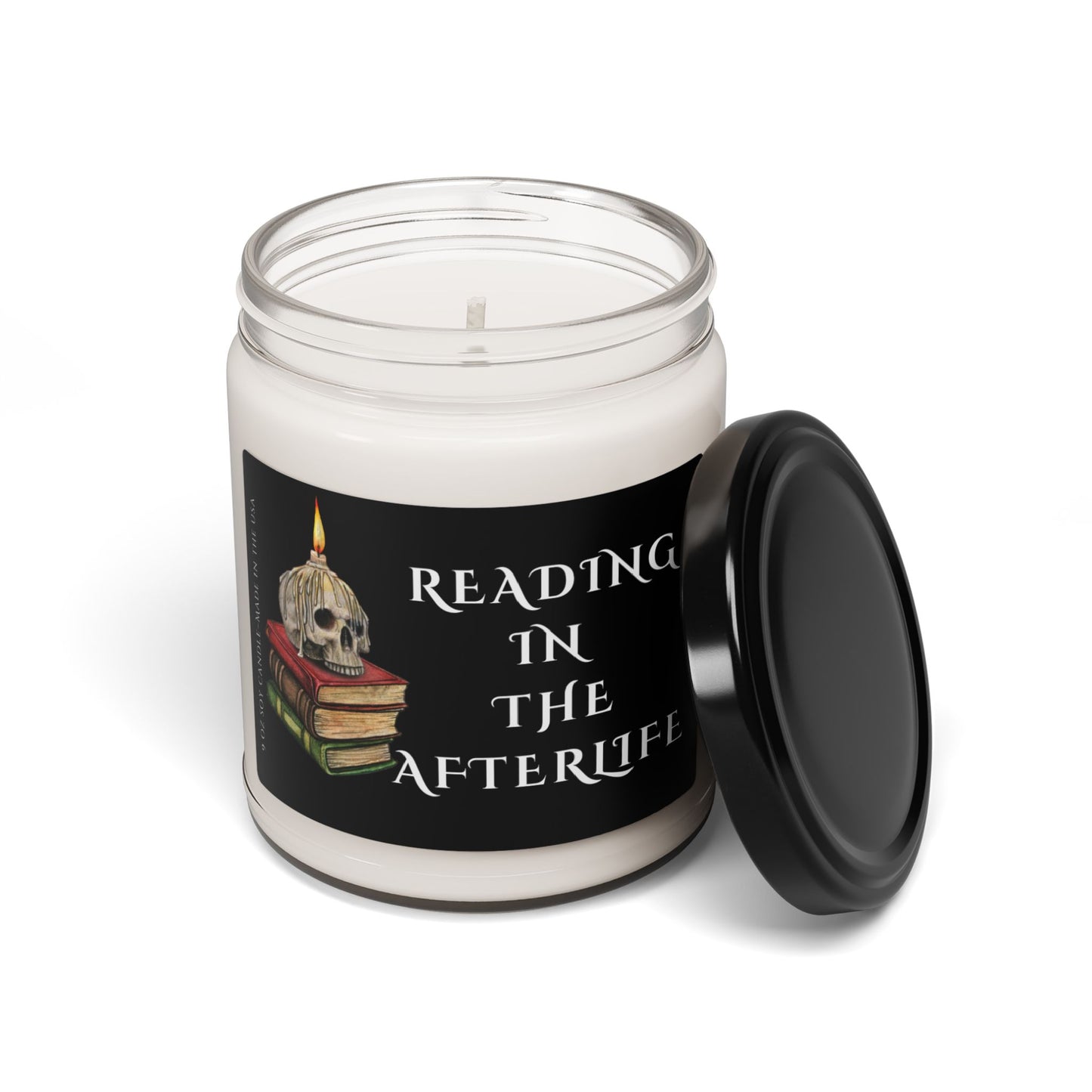 "Reading in the Afterlife" Reading Nook Candle