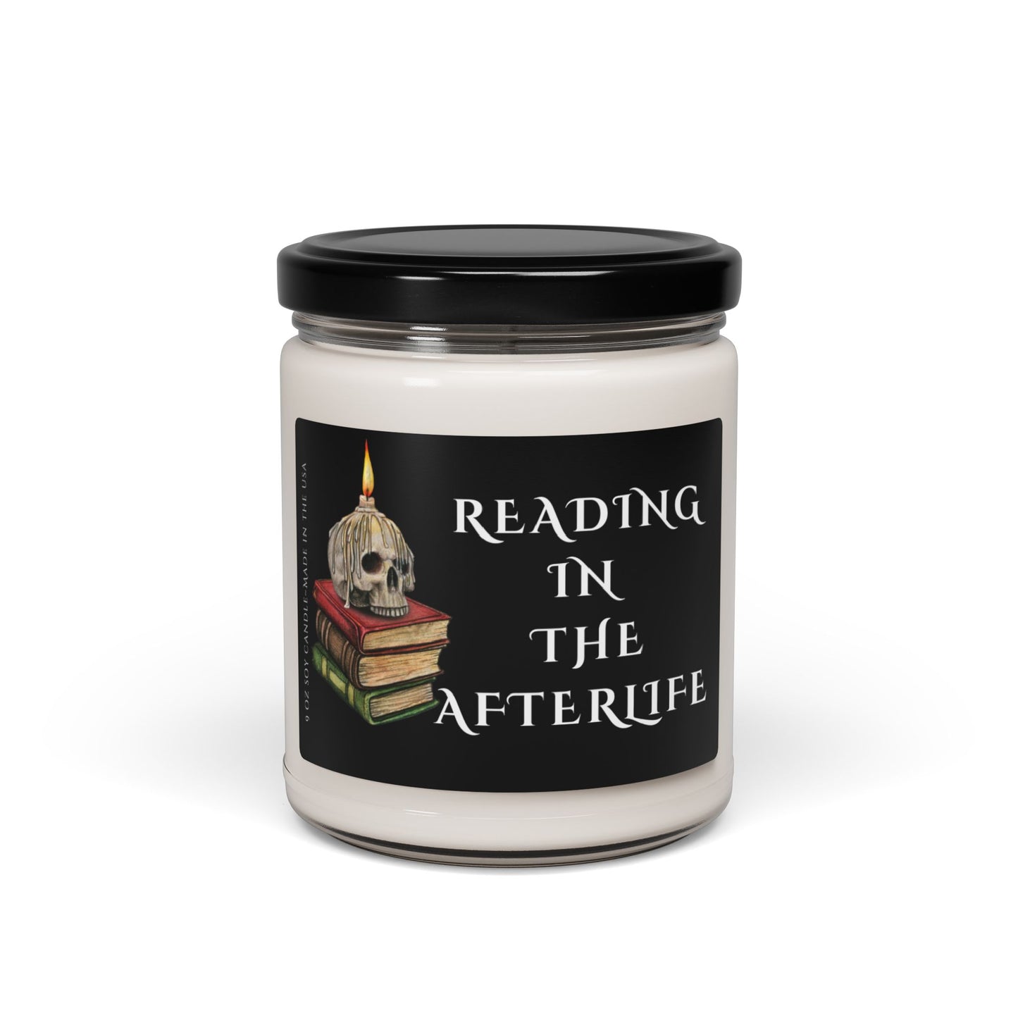 "Reading in the Afterlife" Reading Nook Candle