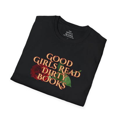 "Good Girls Read Dirty Books" Softstyle Tee