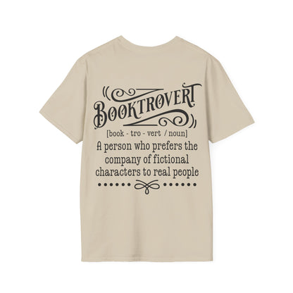 "Booktrovert" Softstyle Tee