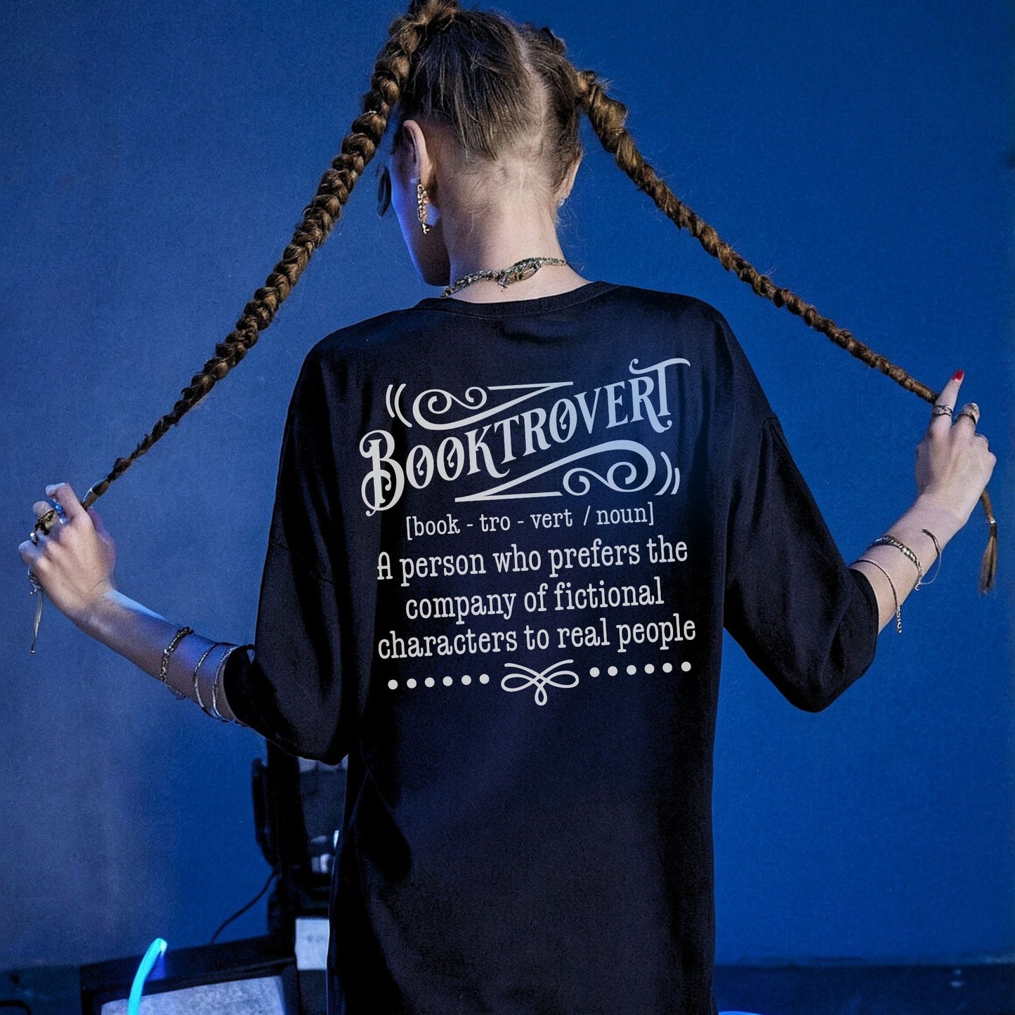 "Booktrovert" Softstyle Tee