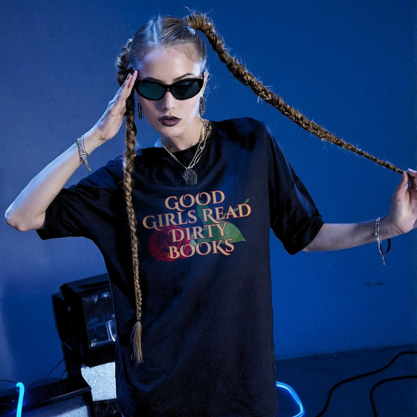 "Good Girls Read Dirty Books" Softstyle Tee