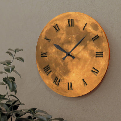 "Under the Pale Moon" Wall Clock