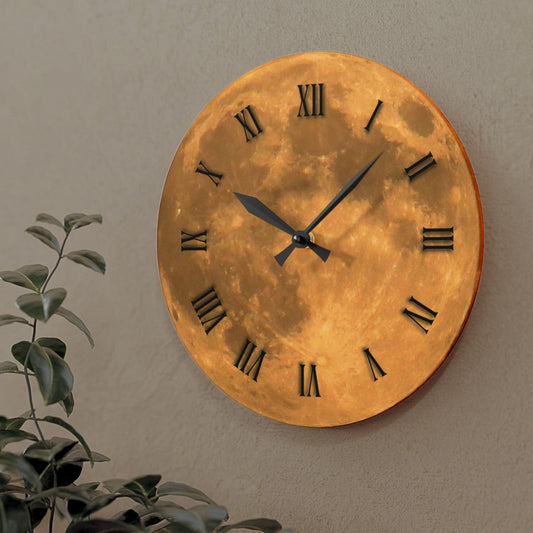 "Under the Pale Moon" Wall Clock