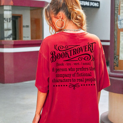 "Booktrovert" Softstyle Tee